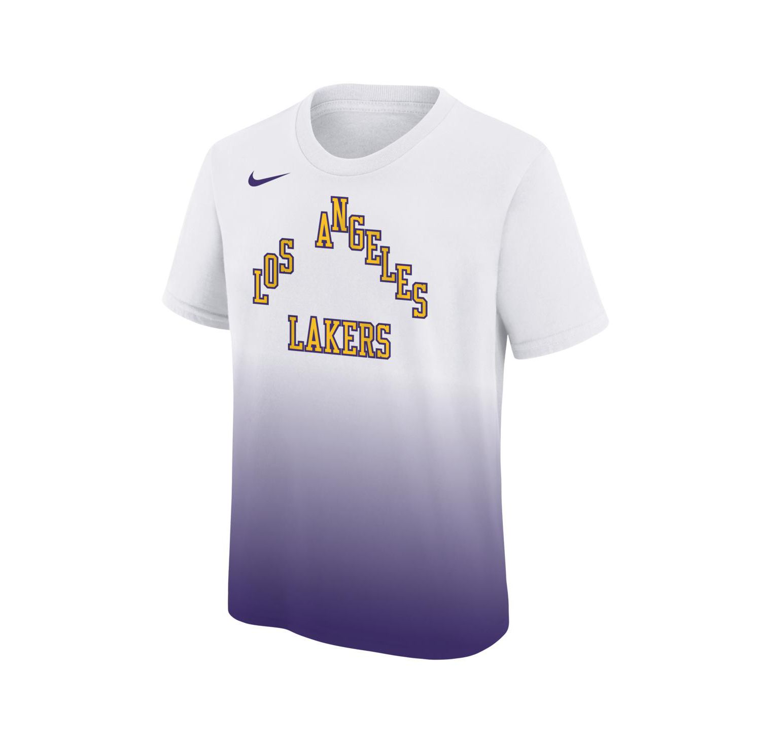 Big Boys and Girls White/Purple Los Angeles Lakers 2025/26 City Edition Max90 T-Shirt