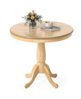 Round Pedestal Dining Table High Top Ped Table Kitchen Dining Room