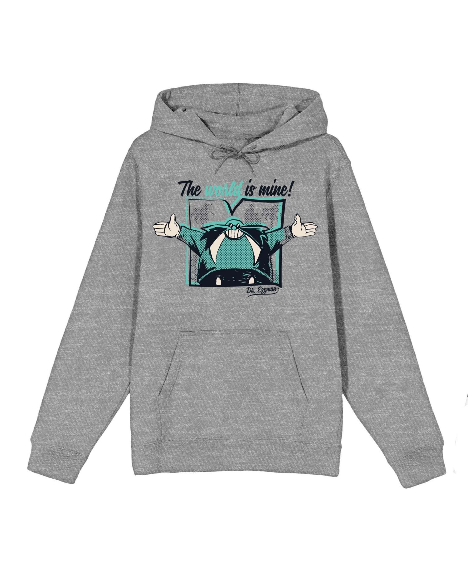 Men's Dr. Eggman Athletic Heather Sweatshirt-3XL