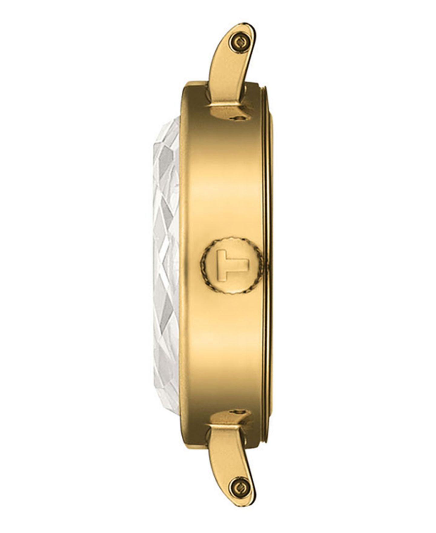 Женские часы Tissot Round Gold Stainless Steel Watch 19.5mm — фото 3