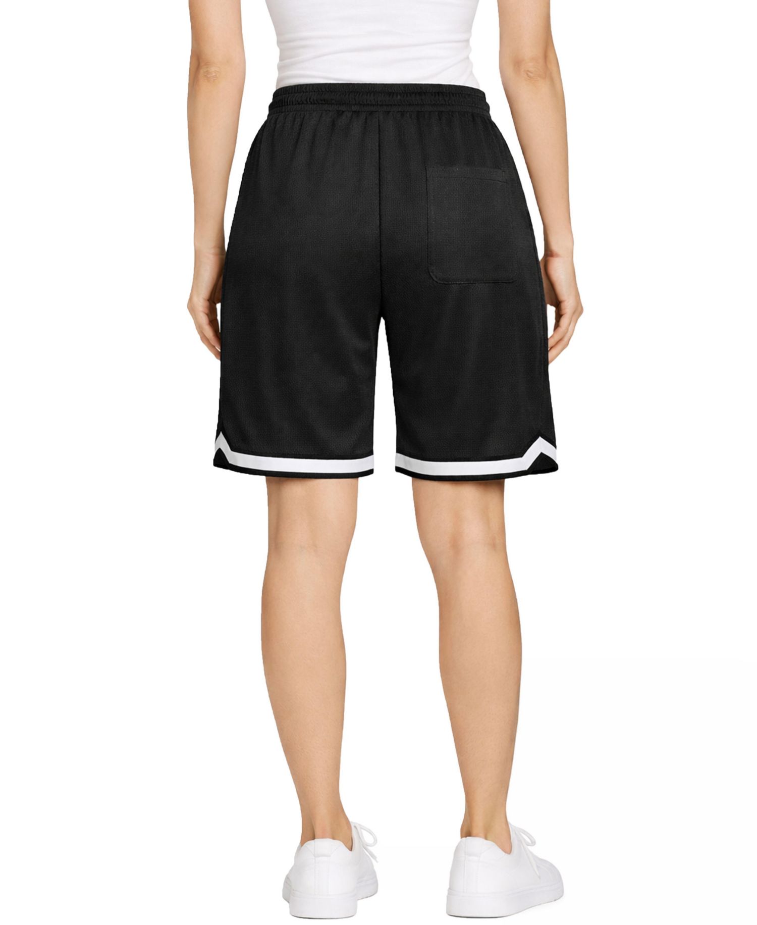 Women's Loose Fit Premium Active Moisture Wicking Workout Mesh Shorts With Trim