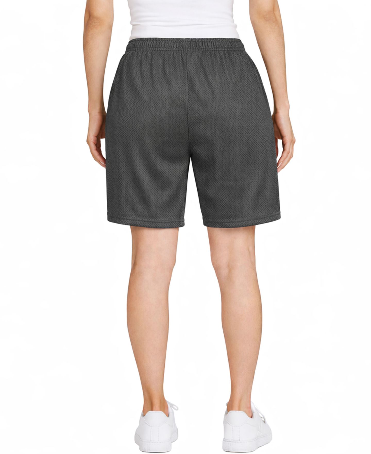 Женские шорты Jump Start Loose Fit Lightweight Breathable Moisture Wicking Mesh, цвет: Угольный — фото 3