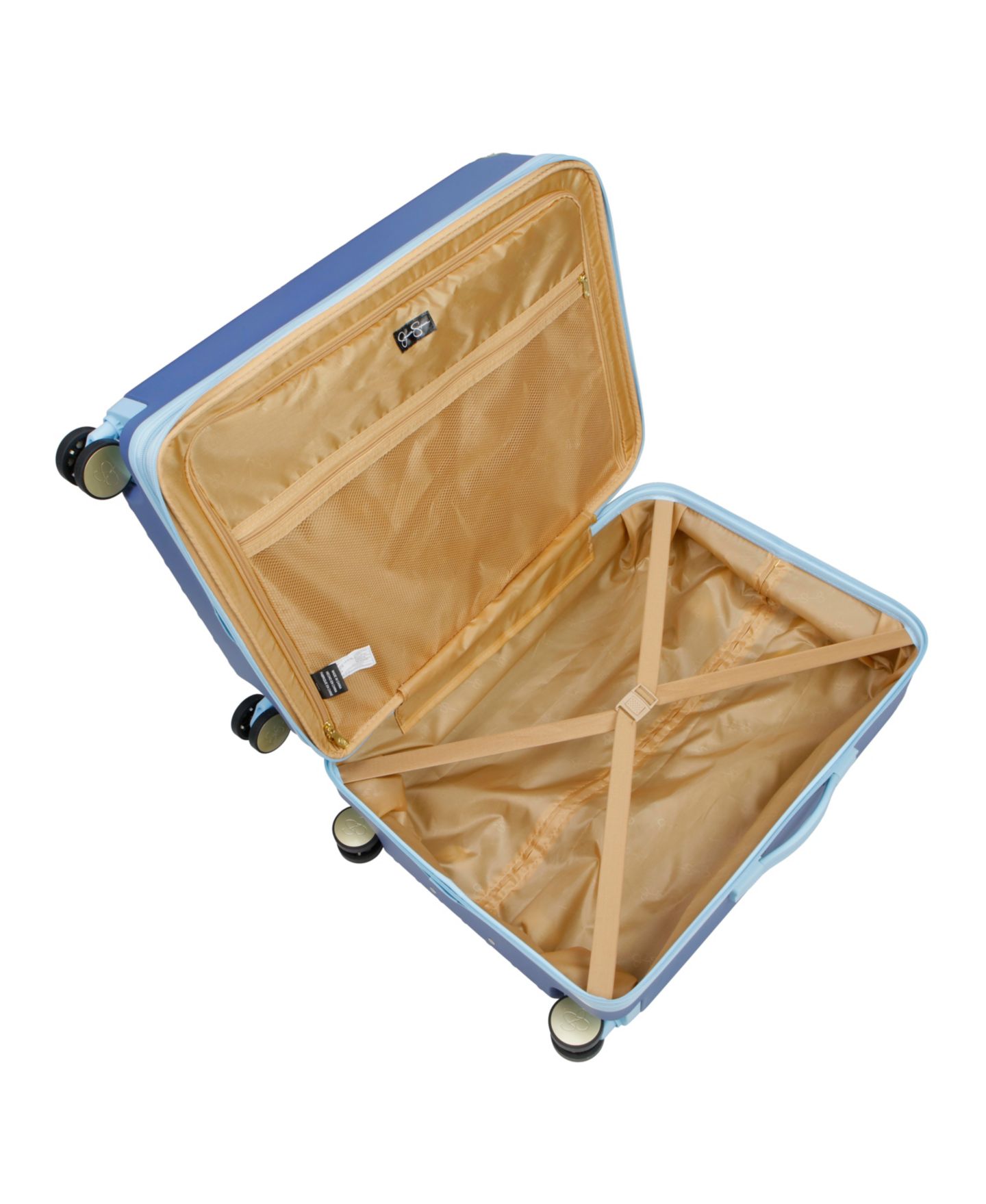 Чемоданы Jessica Simpson Sag Harbor 3 Piece Hardside Spinner Luggage Set, цвет: Синий — фото 38