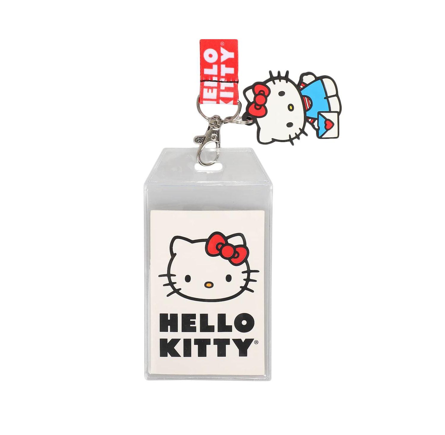 Lanyard with Breakaway Rubber Charm and ID Sleeve