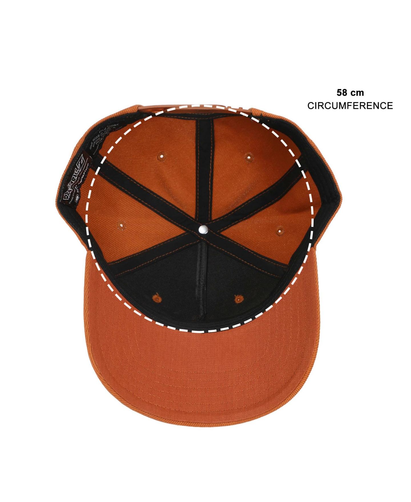 Мужская кепка Dragon Ball Z Goku s Symbol Traditional Snapback, цвет: Коричневый — фото 9
