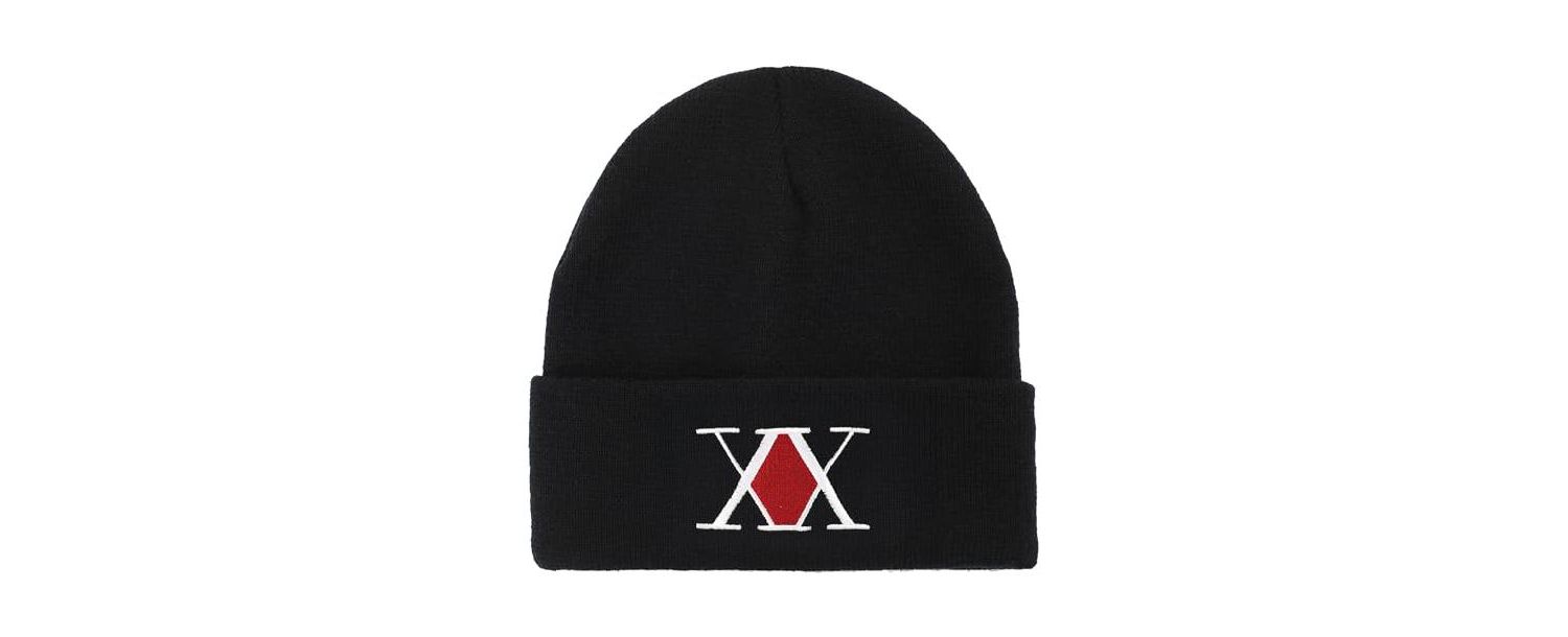 Men's Embroidered Logo Black Cuff Beanie.