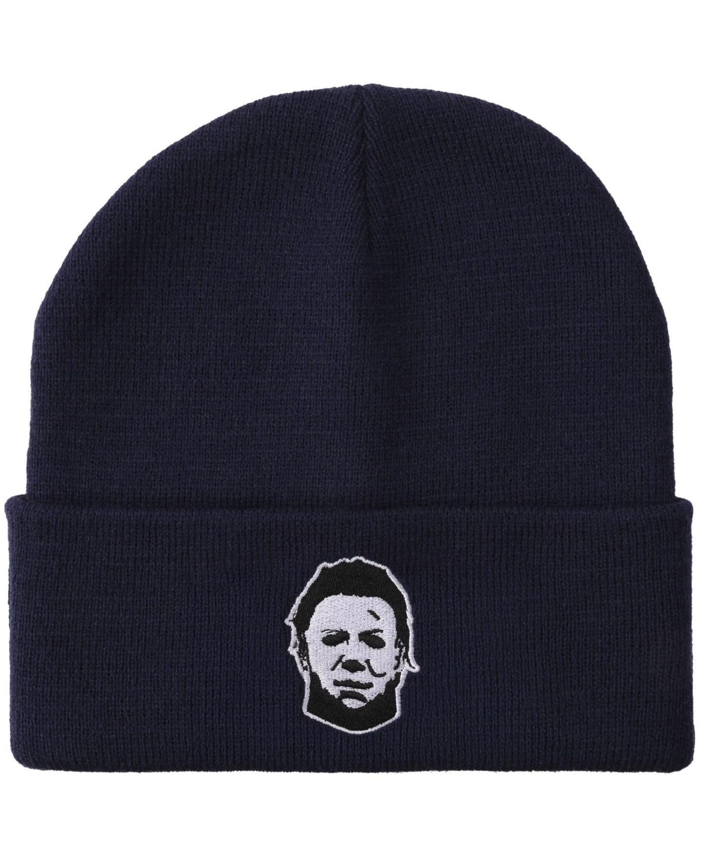 Мужская шапка Halloween John Carpenter s Michael Myers Navy Cuff Beanie., цвет: Синий — фото 9