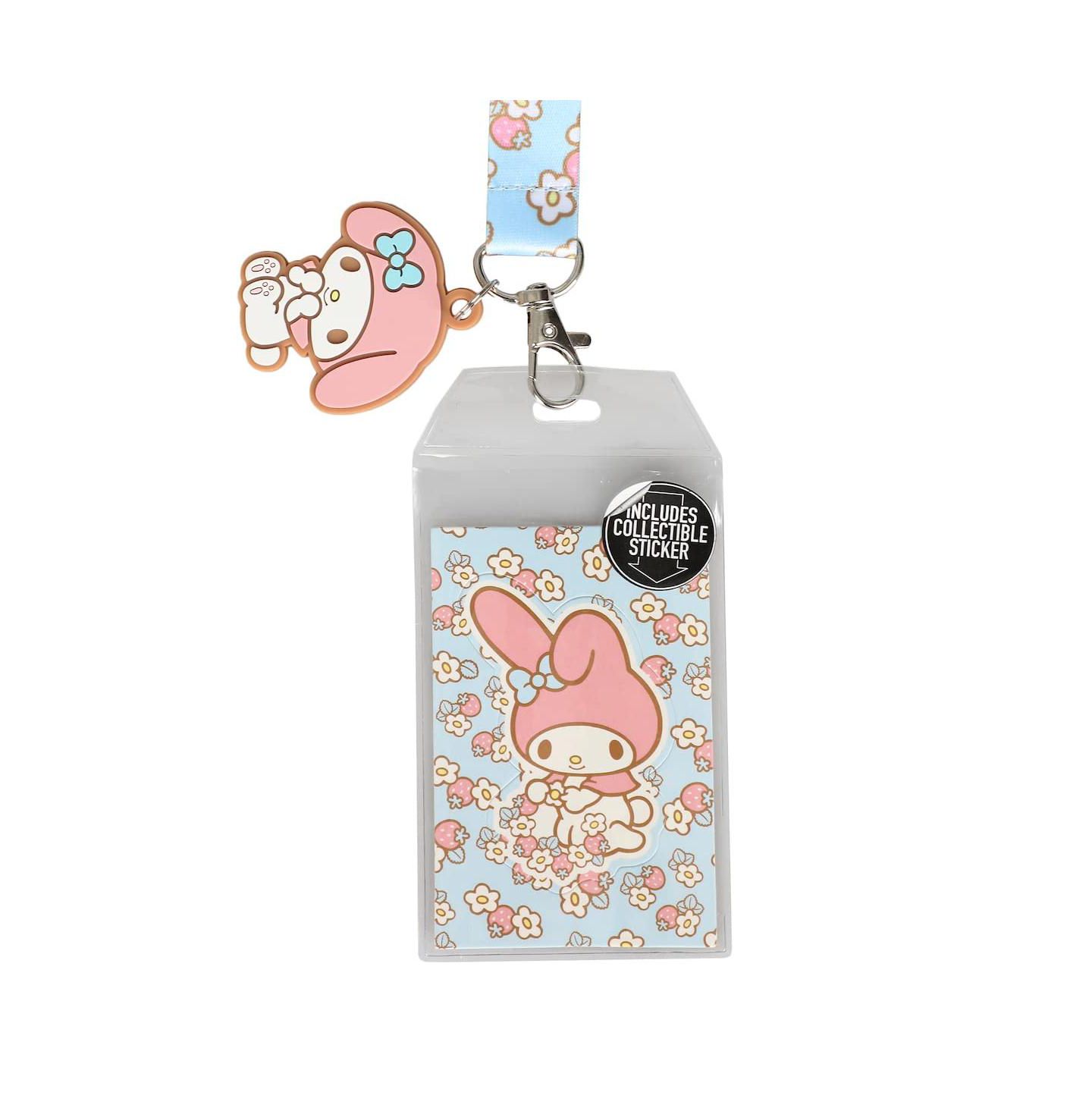 Женские брелоки My Melody Floral Lanyard With Character Charm, цвет: Разноцветный — фото 5