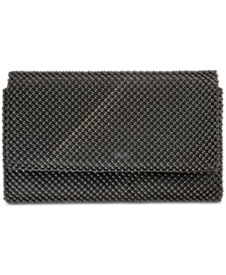 Prudence Shiny Mesh Clutch, Exclusively at Macy's