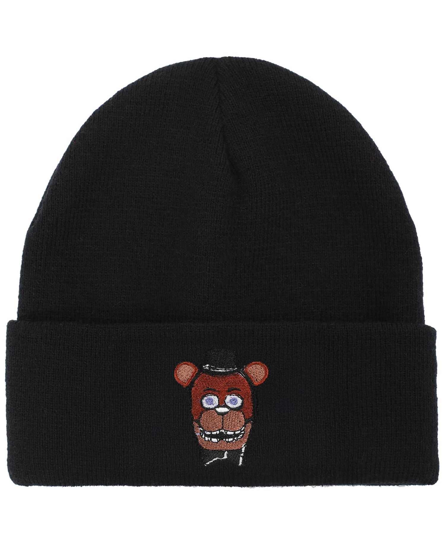 Men's Freddy Embroidery On Acrylic Knit Standard Cuff Beanie