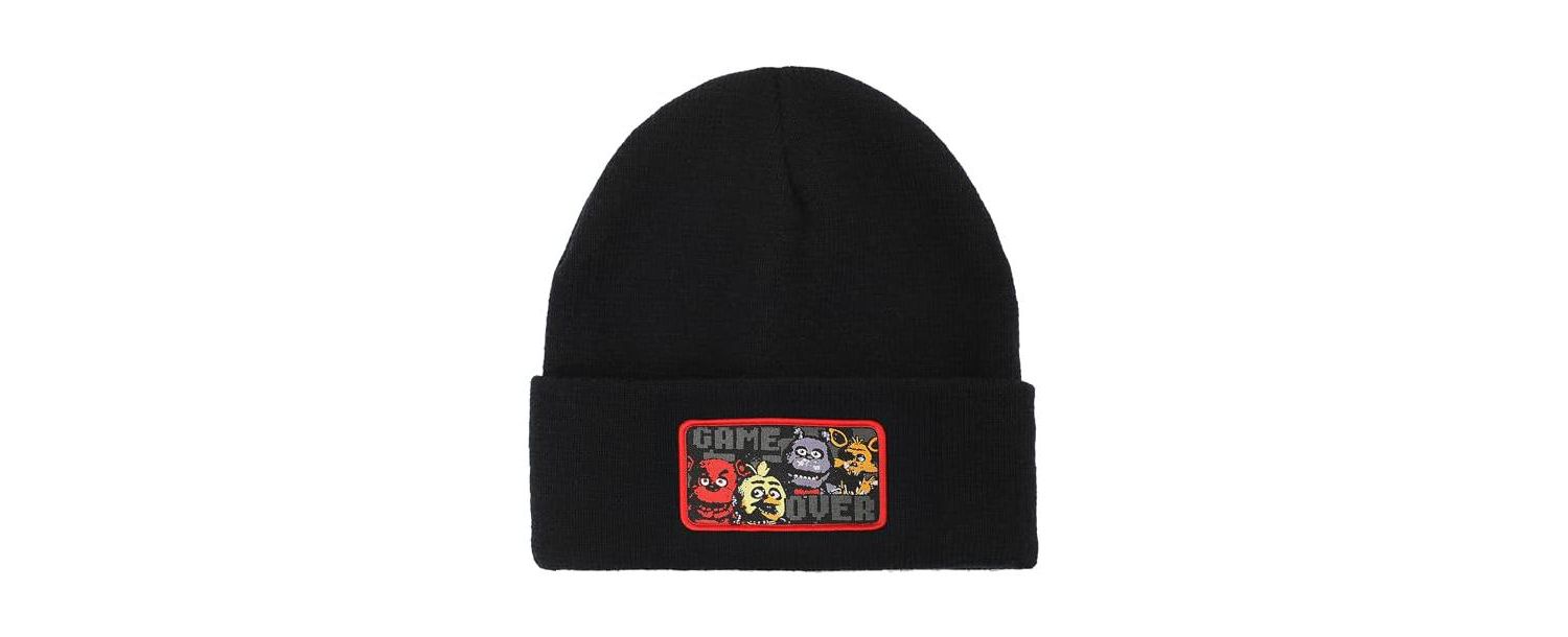 Men's Game Over Black Knit Cap