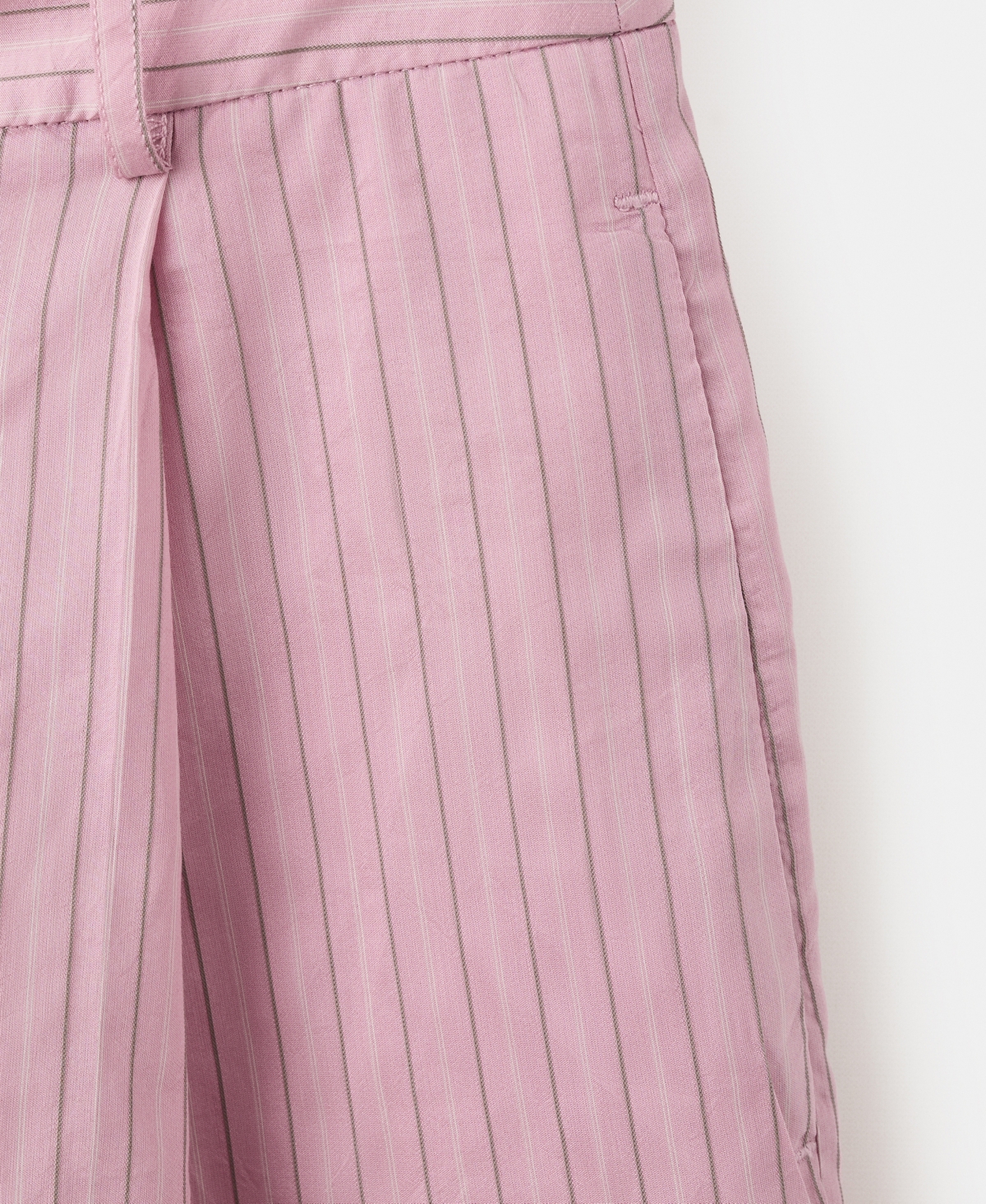 Mango Women's Straight Pinstripe Bermuda Shorts