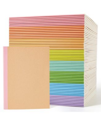 Composition Notebooks Lined Journals Rainbow Spines