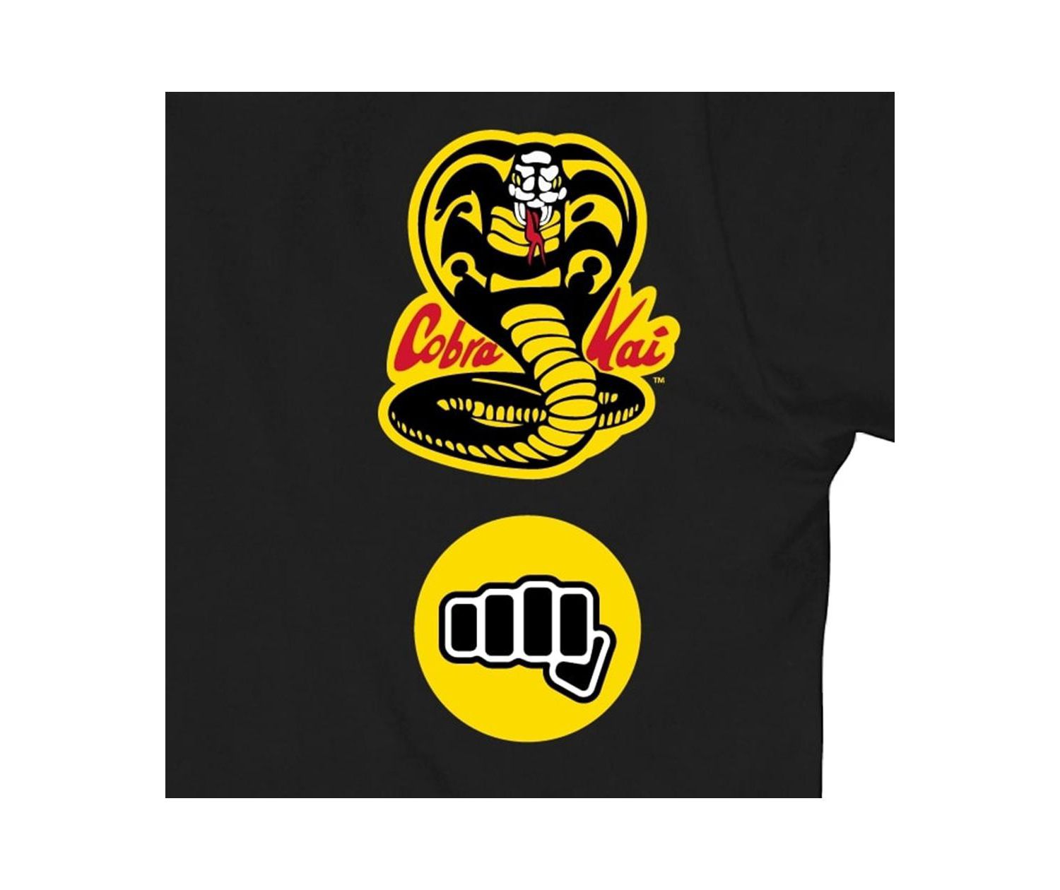 Boys Black Cobra Youth Basic Black Graphic Tee