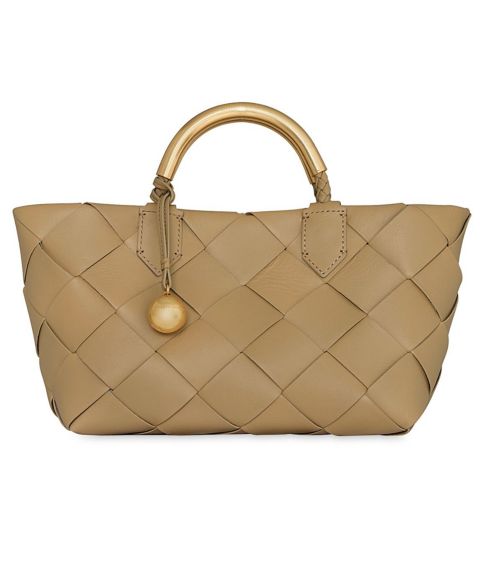 Женская сумка Rebecca Minkoff Frankie Woven Medium Tote, цвет: Sesame