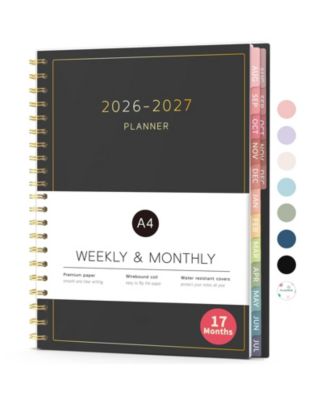 Academic Planner 2026-2027 Weekly Monthly A5