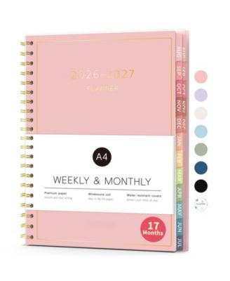 Academic Planner 2026-2027 Weekly Monthly A5