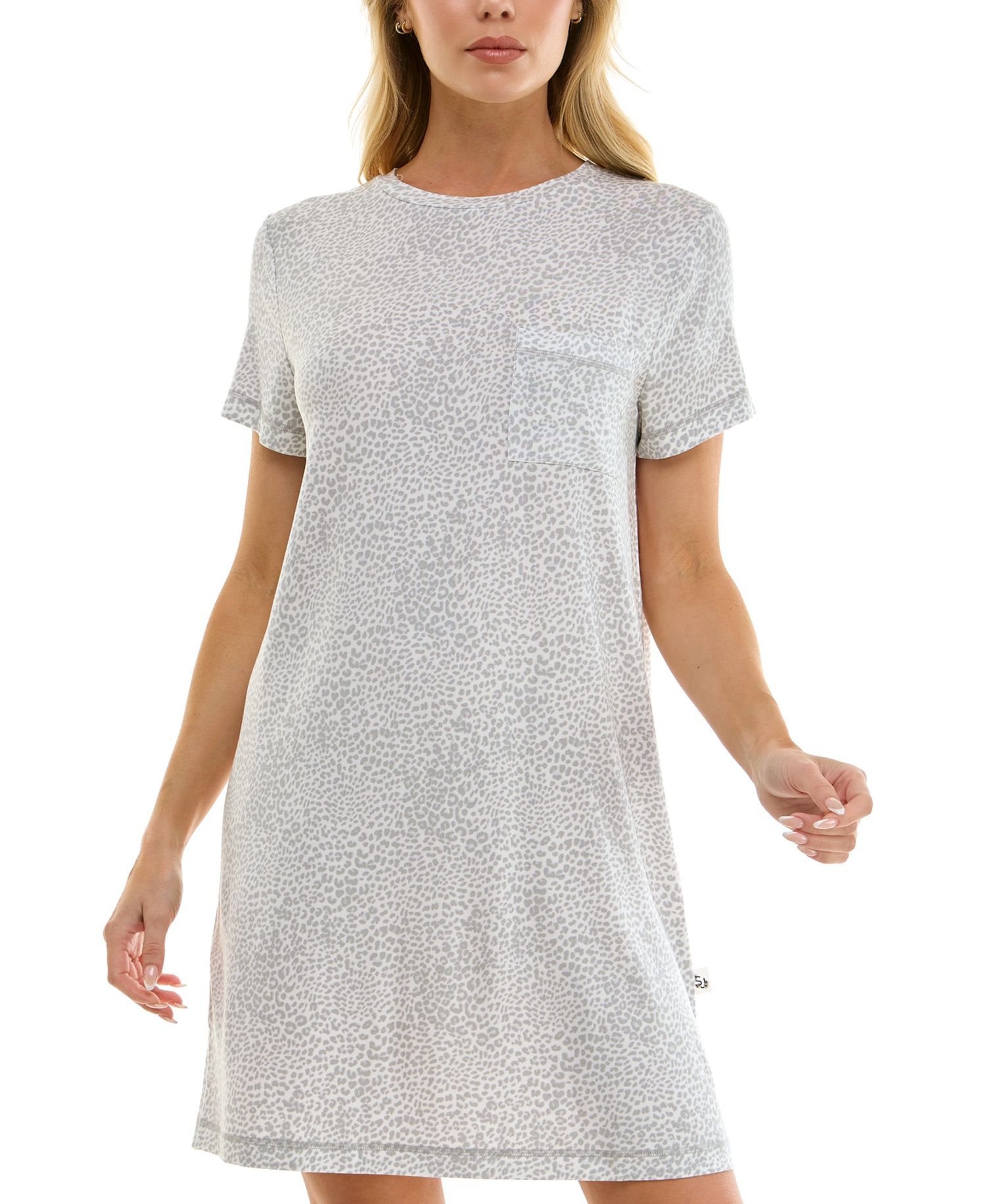 Women's Short-Sleeve Crewneck Sleep Shirt