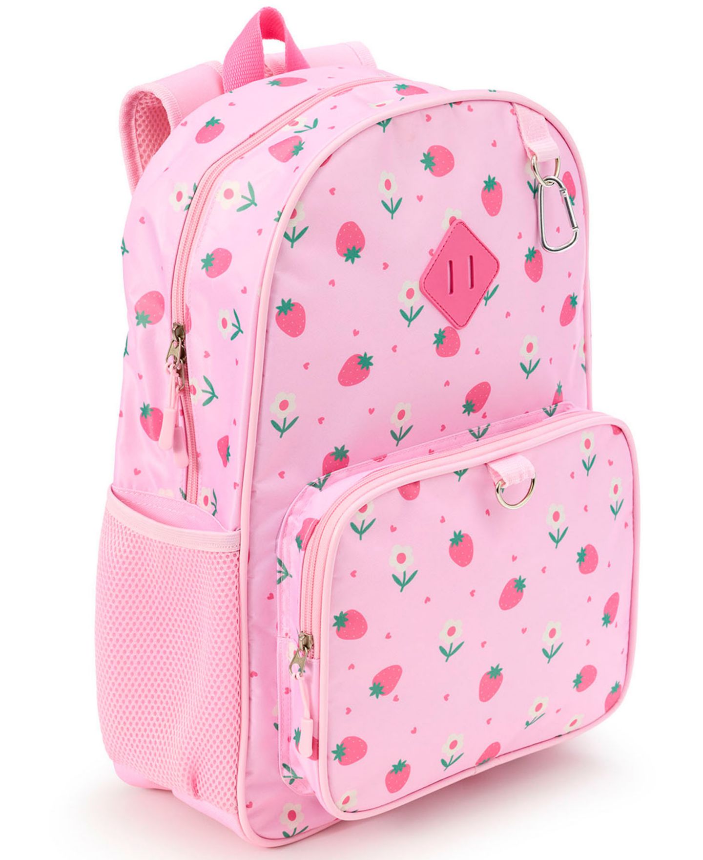 Сумки Rainbow Sugar Watercolor Elevated Backpack, Lunchbox, Pencil Case Set, Water Bottle with Lavender Lid and Carabinar, 5-Piece Set для девочек, цвет: Розовый / Разноцветный — фото 11
