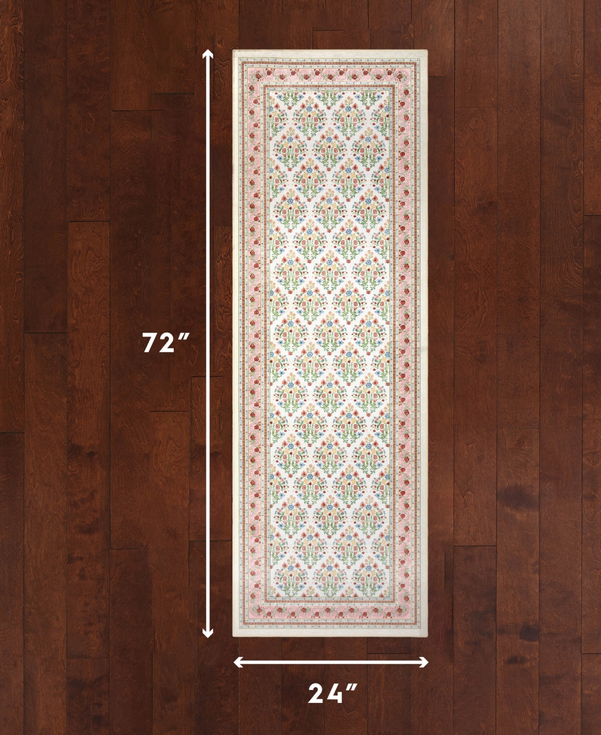 Laura Ashley Printed Chenille Deaney Runner Rug, 24" x 72"