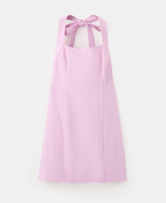 Women's Starring Hailey Bieber Short Halter Dress