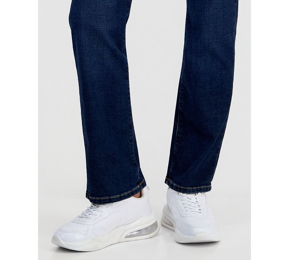 GUESS Women's Shape Up Mid-Rise Straight-Leg Jeans view 5 — MAYCSS fashion products