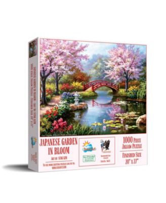 Japanese Garden in Bloom 1000 piece Jigsaw Puzzle for Adults
