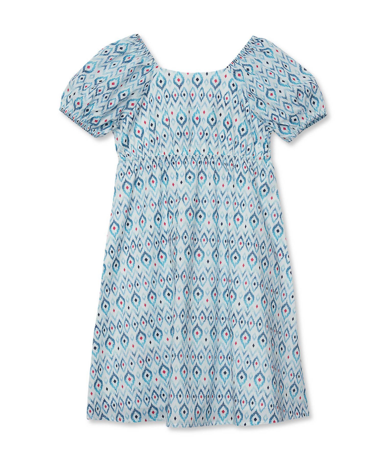 Girls Short Sleeve Bow Dress