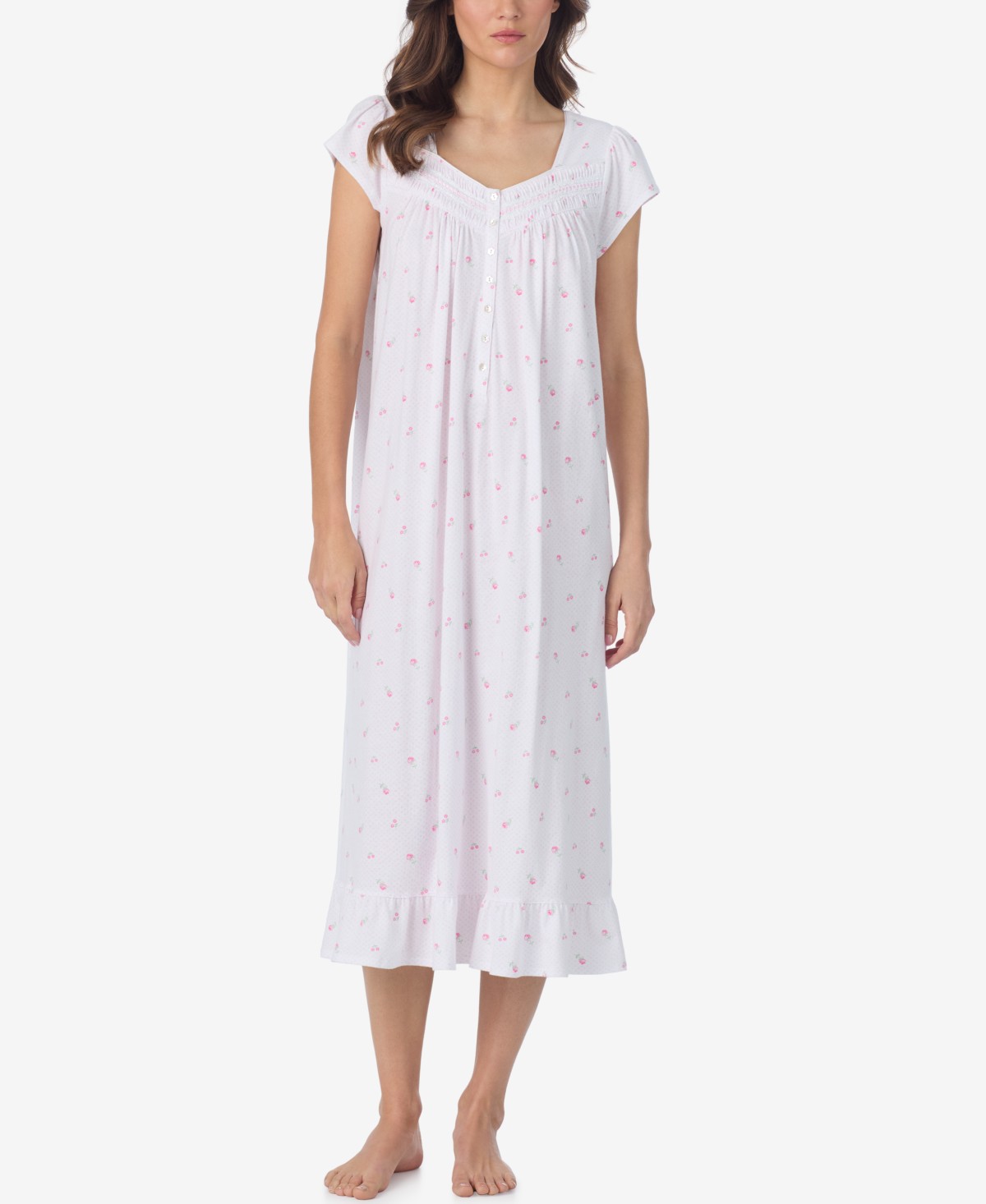 Женские Eileen West Women's Sweetheart Neck Cap-Sleeve Nightgown — фото 1
