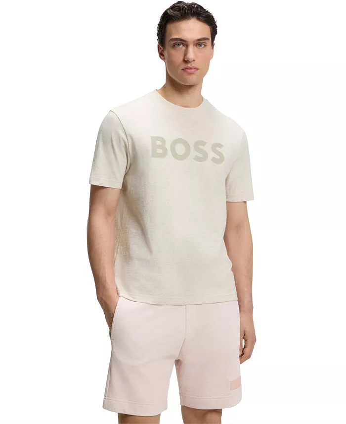 Men's Cotton Tonal Logo Regular-Fit T-Shirt