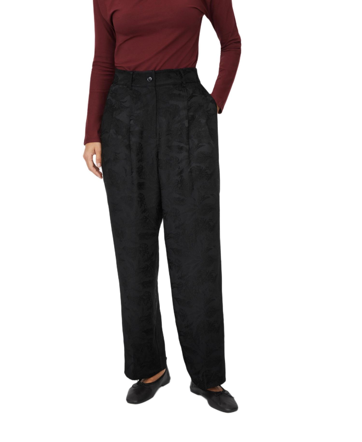 Women's Maperli Jacquard Textured Pants