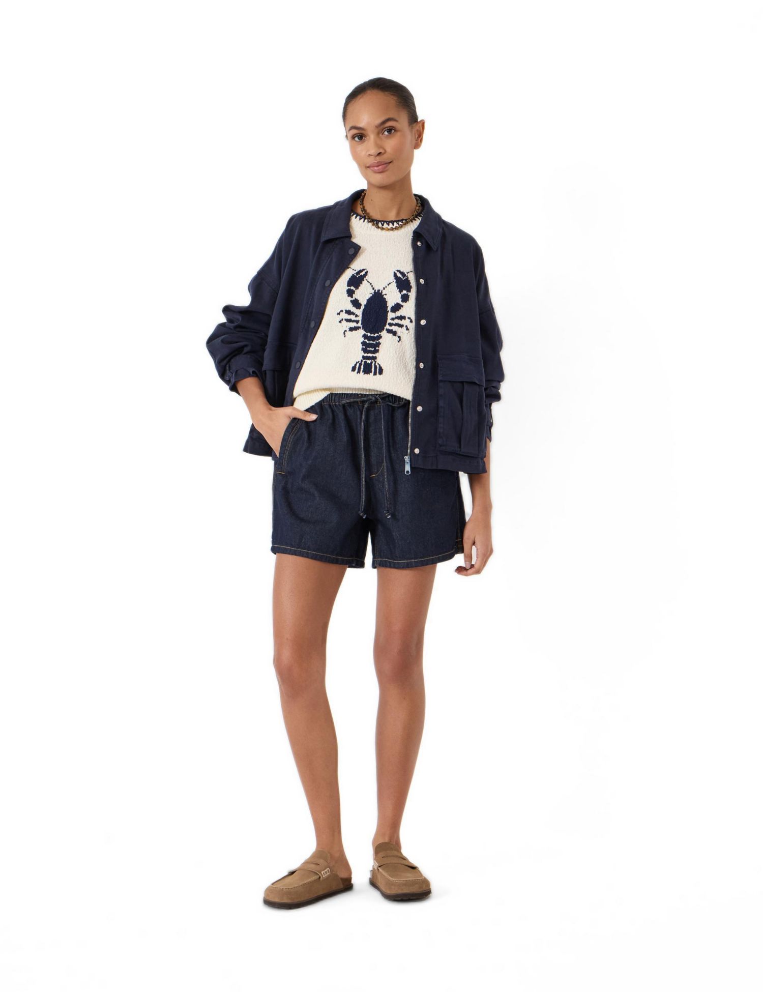 Women's Betty Denim Pull On Shorts
