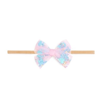 Baby Girls Mermaid Sequin Bow Baby Headband