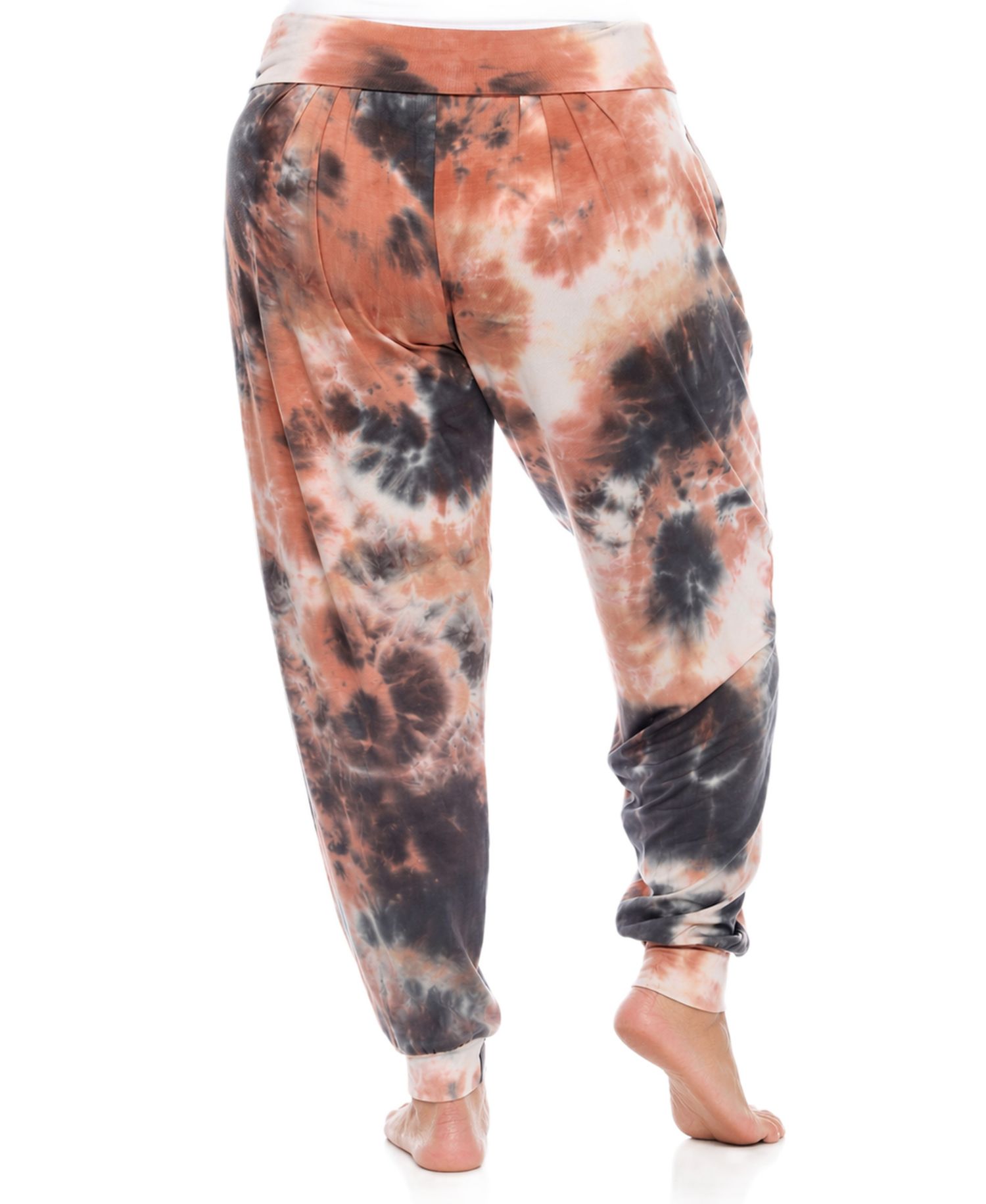 Plus Size Tie Dye Lounge Jogger Pants