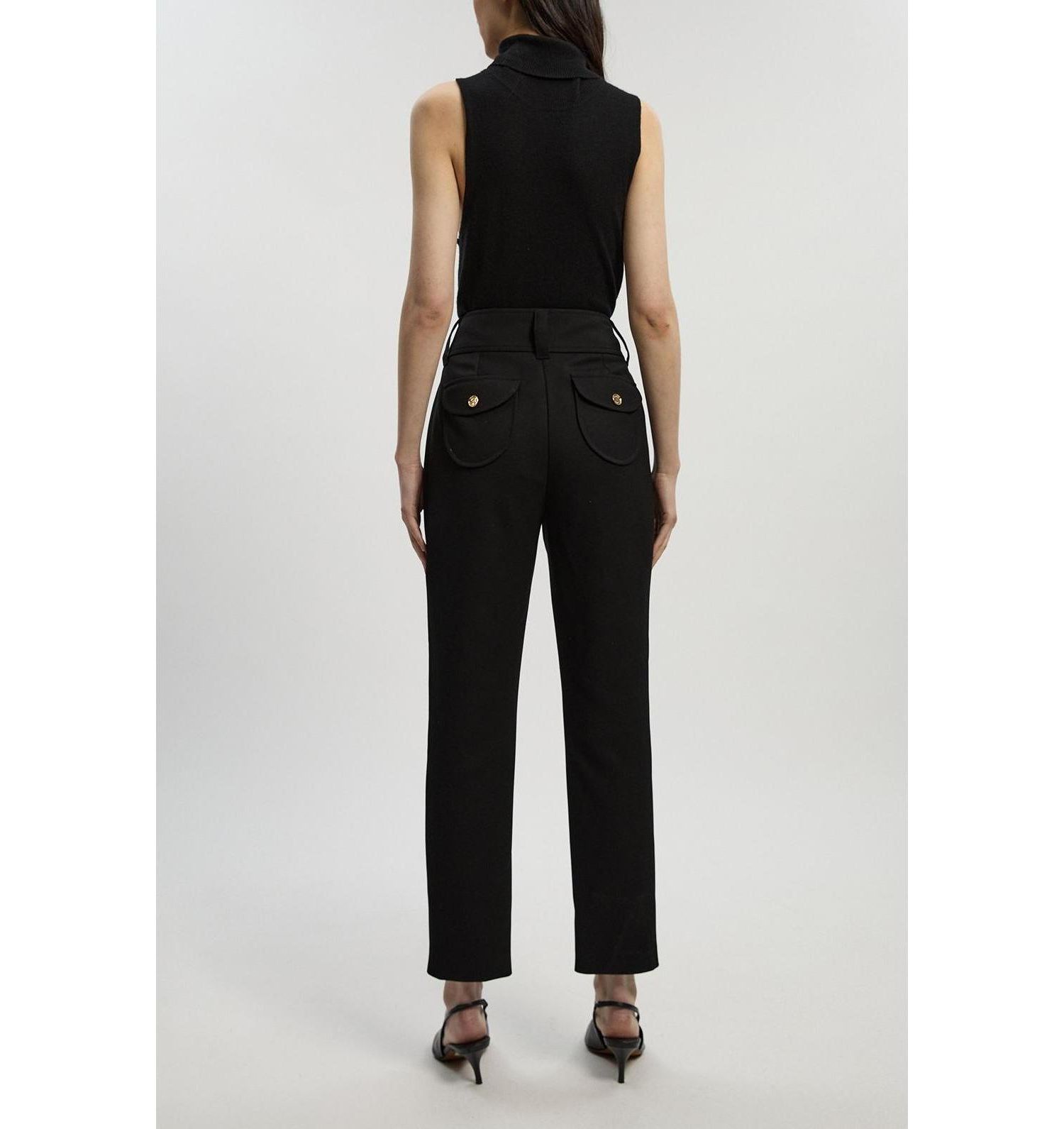 Women's Textured Stretch Straight Leg Trouser