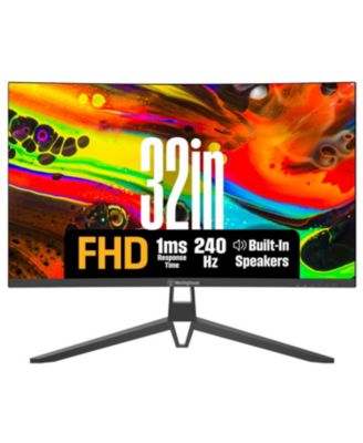 32" Curved Gaming Monitor, 240Hz, 1080p, 1500R, AMD FreeSync, Built-in Speakers, HDMI & DP
