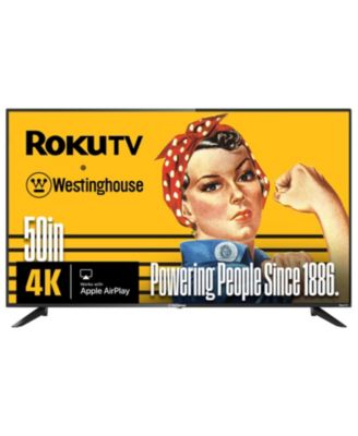 50" Roku 4K UHD Smart TV w/ HDR, Apple HomeKit, Alexa & Google Assistant