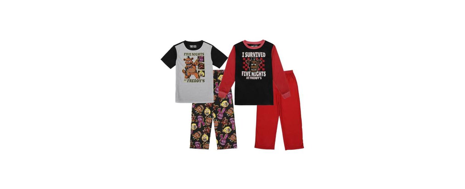 Big Boys I Survived 4-Pack Pajama Set-14