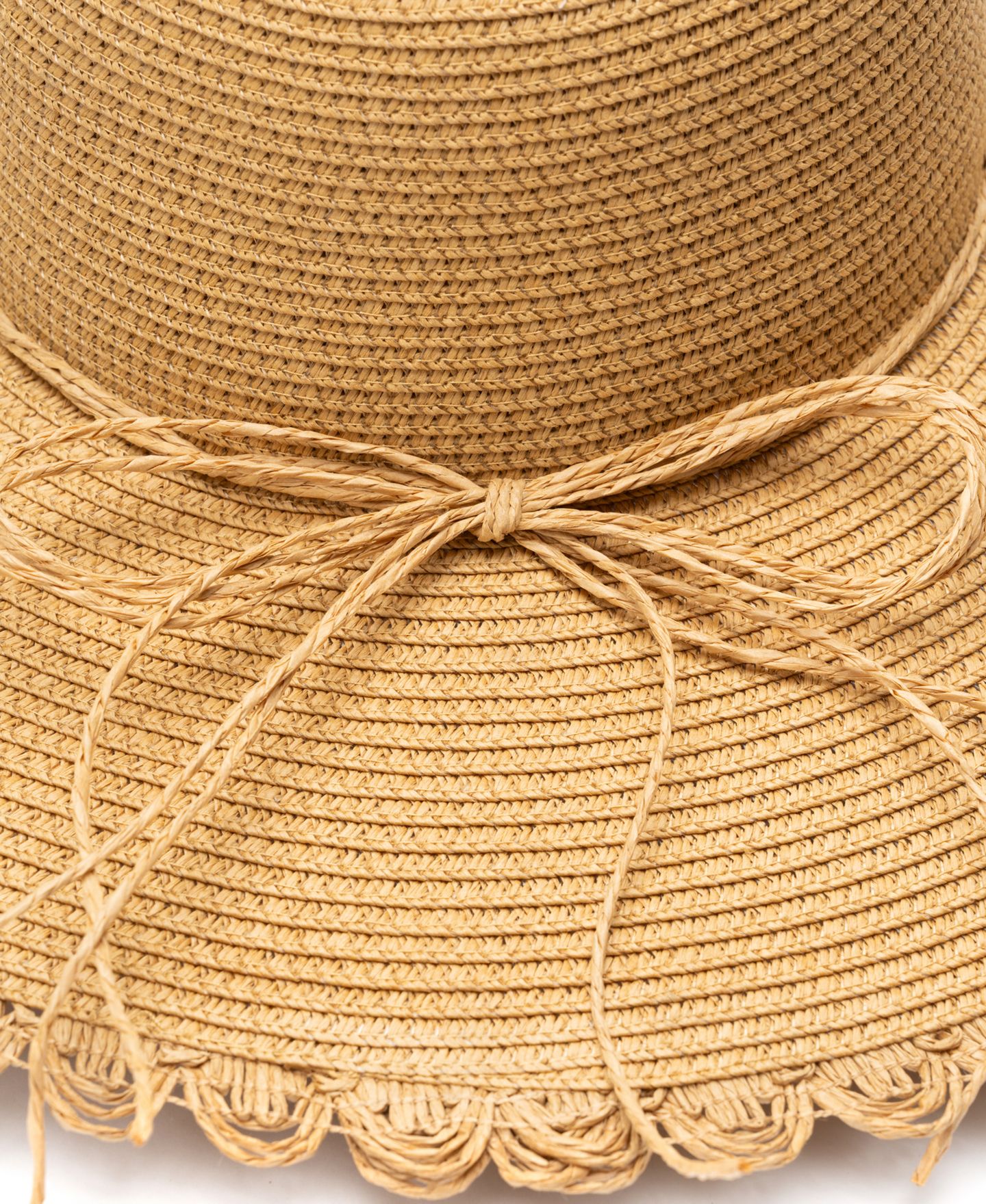 Женский головной убор BCBGeneration Lace Edge Straw Floppy Hat, цвет: Рыжевато-коричневый — фото 3