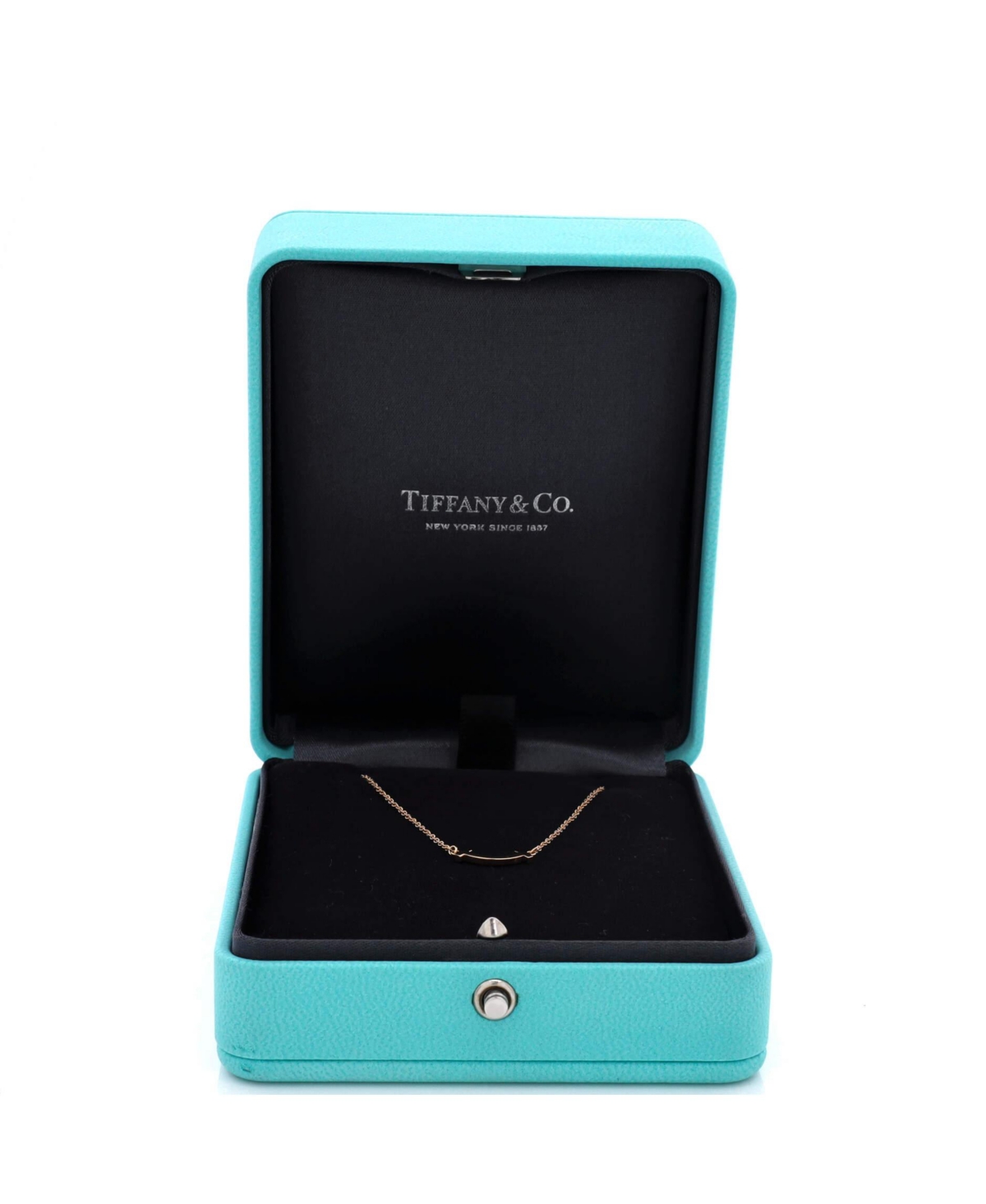 Pre-Owned Tiffany & Co T Smile Pendant Necklace