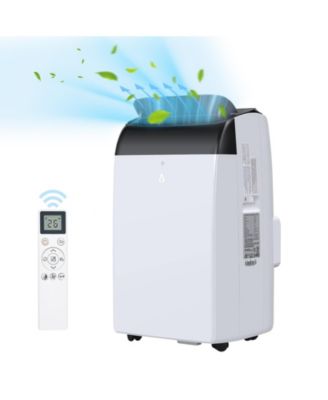 14,000 BTU Portable AC for Rooms up to 750 Sq. Ft. with Cooling, Fan, Dehumidifier, Auto Swing, Sleep Mode, 3-Speed Fan