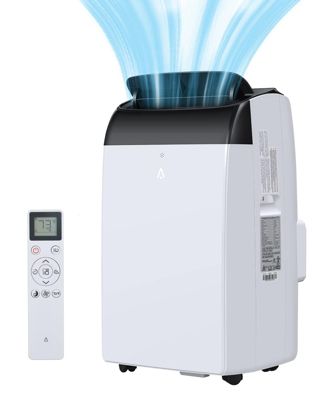 12,000 BTU Portable Air Conditioner with 3-in-1 Cooling, Fan and Dehumidifier, LED Display, Remote and Window Kit