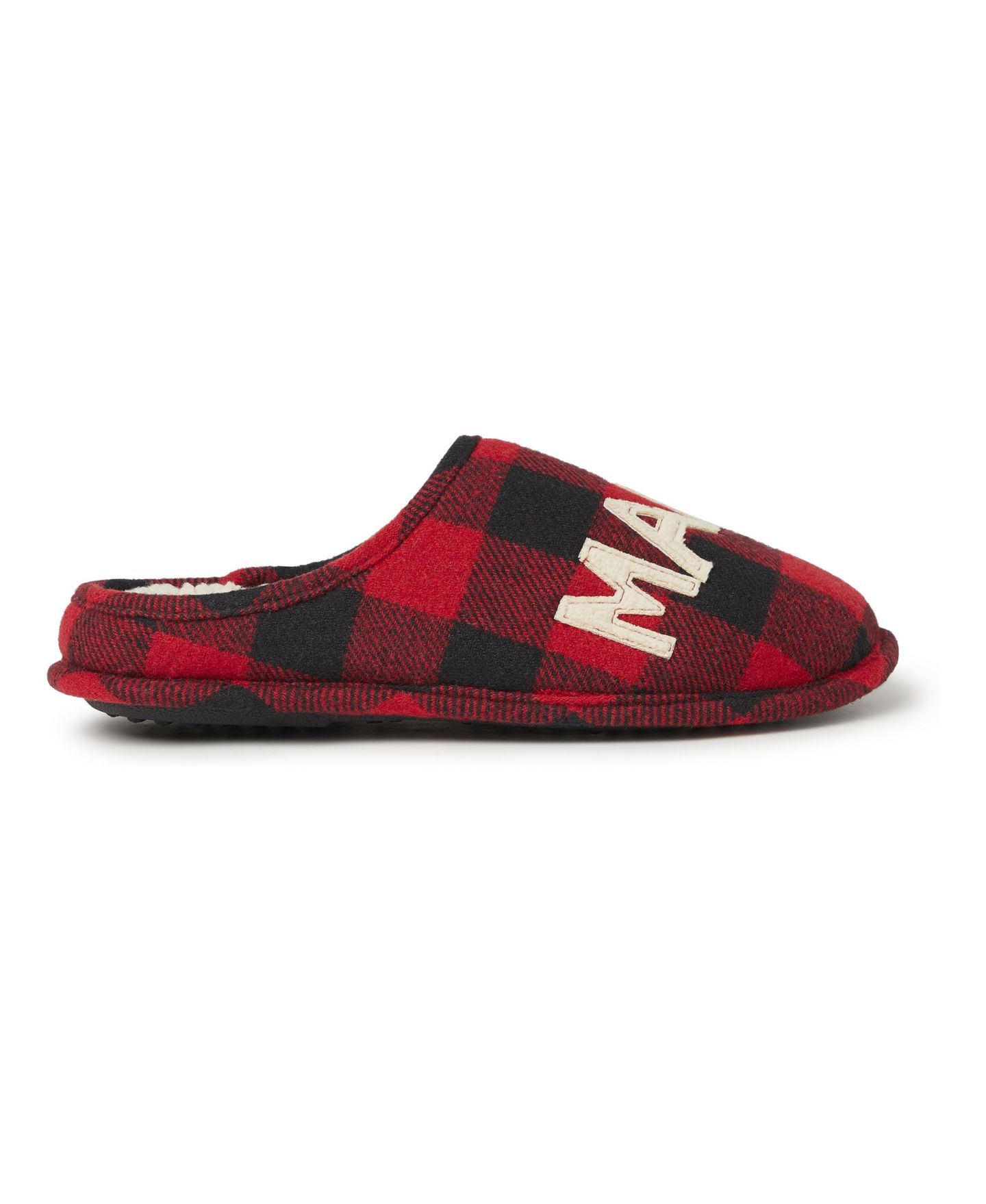 Женские сабо Dearfoams Buffalo Check Mama Bear Mom Clog House Slipper, цвет: Красный клетчатый — фото 3