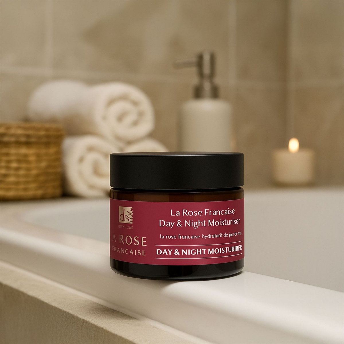 Dr. Botanicals La Rose Francaise Duo Day and Night Moisturiser 50milliliter
