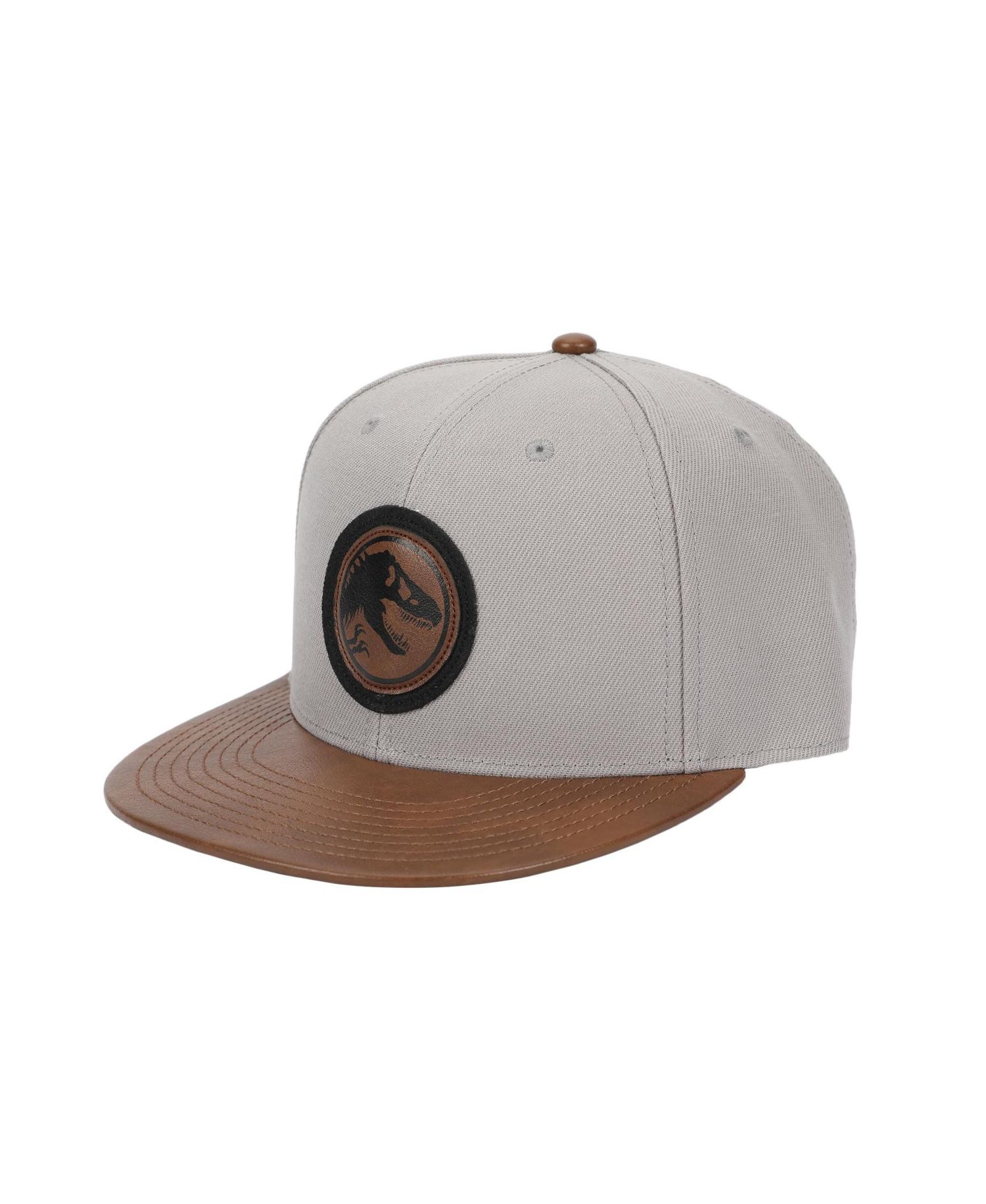 Men's Logo Woven Patch White Snapback Hat