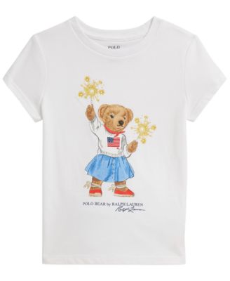 Girls' 2T-6X Polo Bear Short-Sleeve Jersey T-Shirt