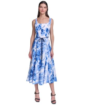 Women's Blue Floral Summer Dresses | Macy's