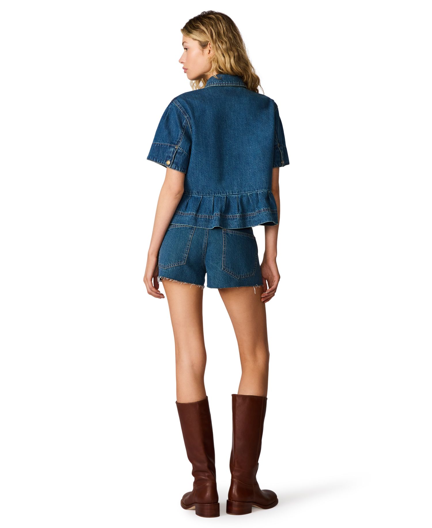 Women's Haezel Collared Denim Jacket