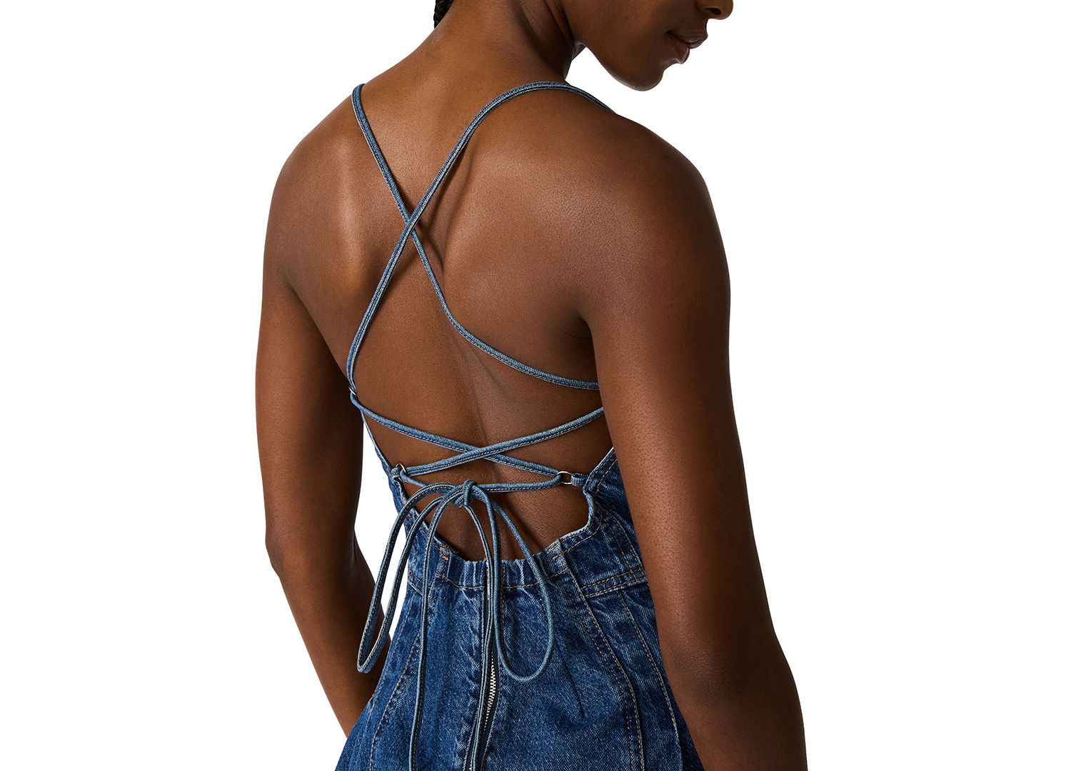 Women's Dianne Sleeveless Denim Mini Dress