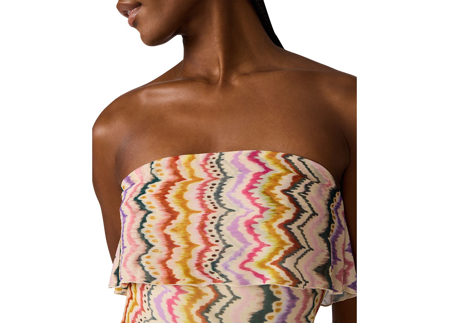 Women's Bryar Strapless Mini Mesh Dress